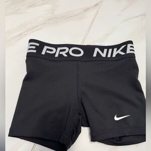 Nike Pro Biking Shorts with White Logo